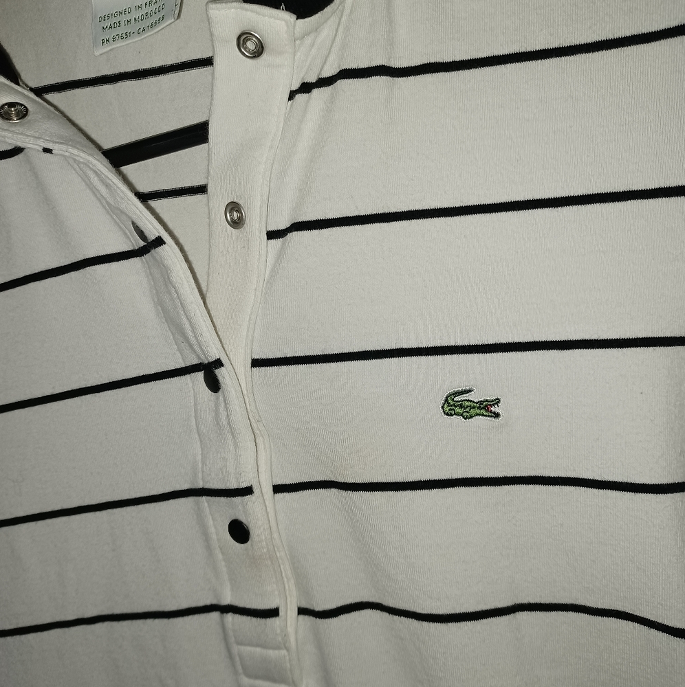 Lacoste striped polo dress